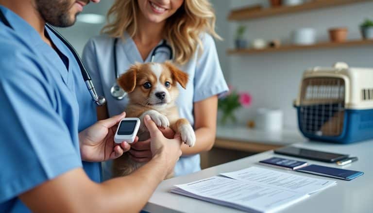 avant d’adopter un chiot venu de l’étranger, vérifiez son identification, ses vaccins, ses documents sanitaires et les conditions de son transport.